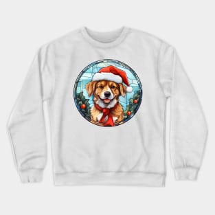 Santa Dog Crewneck Sweatshirt